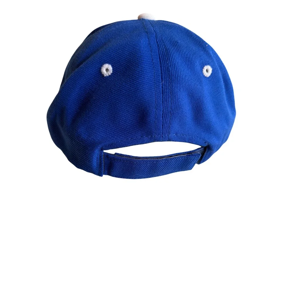 Playboy Baseball Cap Blue Embroidered Bunny Logo Adjustable Strap Hat
